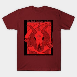 Red Skull Scythe Last Exit T-Shirt